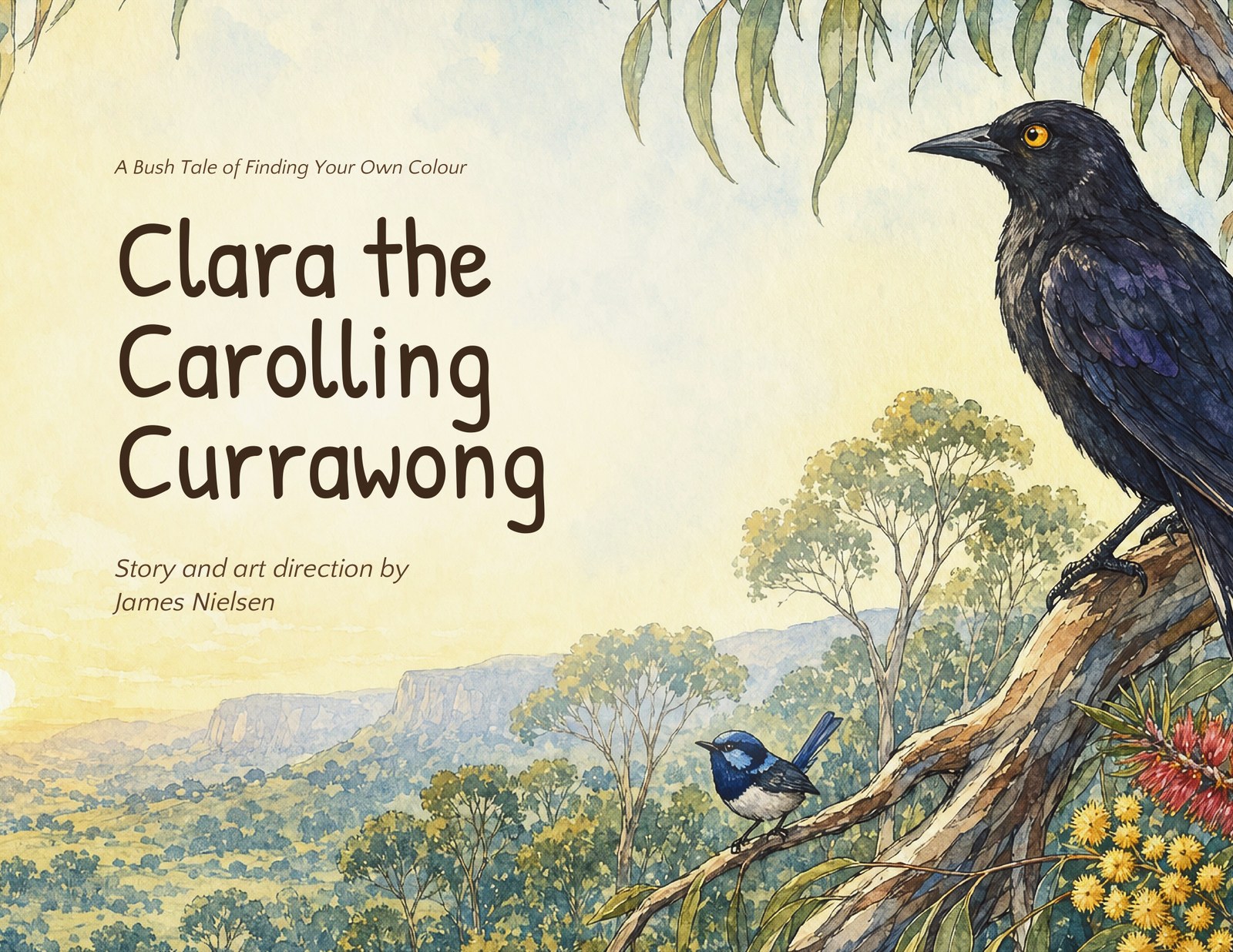 Cover of Clara the Carolling Currawong